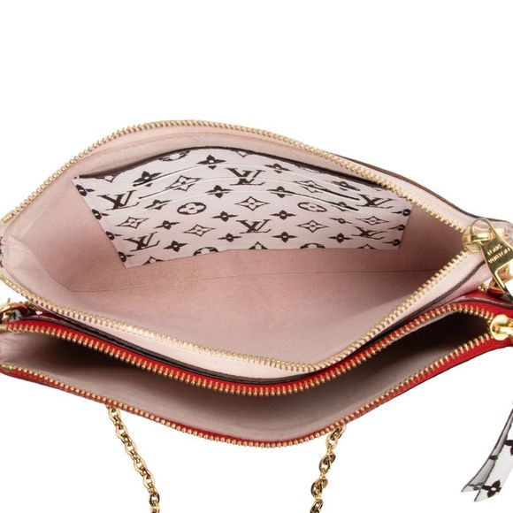 Louis Vuitton Giant Monogram Canvas Double Zip Pochette - Picture 6 of 15
